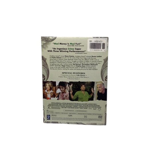 Mad Money DVD 2007 Diane Keaton Queen Latifah Katie Holmes Comedy Crime Movie - Picture 2 of 7